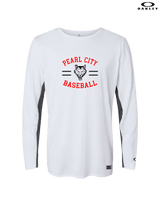 Pearl City HS Baseball Curve - Mens Oakley Longsleeve