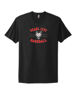 Pearl City HS Baseball Curve - Mens Select Cotton T-Shirt