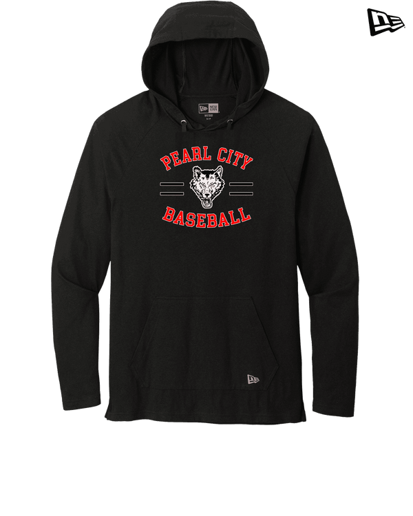 Pearl City HS Baseball Curve - New Era Tri-Blend Hoodie