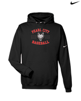 Pearl City HS Baseball Curve - Nike Club Fleece Hoodie