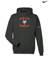 Pearl City HS Baseball Curve - Nike Club Fleece Hoodie