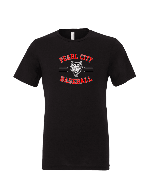 Pearl City HS Baseball Curve - Tri-Blend Shirt