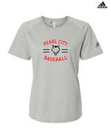 Pearl City HS Baseball Curve - Womens Adidas Performance Shirt