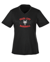 Pearl City HS Baseball Curve - Womens Performance Shirt
