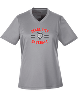 Pearl City HS Baseball Curve - Womens Performance Shirt