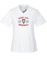 Pearl City HS Baseball Curve - Womens Performance Shirt