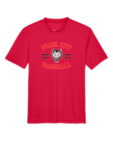 Pearl City HS Baseball Curve - Youth Performance Shirt