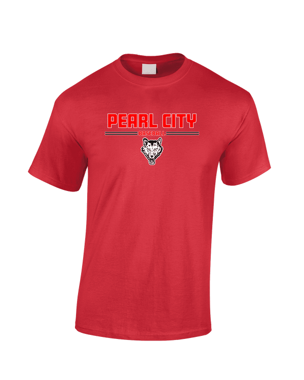 Pearl City HS Baseball Keen - Cotton T-Shirt