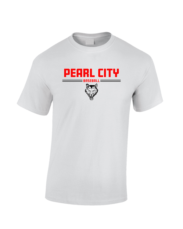 Pearl City HS Baseball Keen - Cotton T-Shirt
