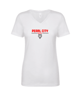 Pearl City HS Baseball Keen - Womens Vneck