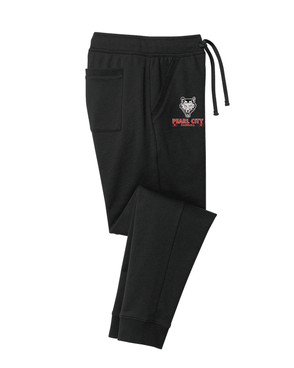 Pearl City HS Baseball Stacked - Cotton Joggers