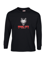 Pearl City HS Baseball Stacked - Cotton Longsleeve