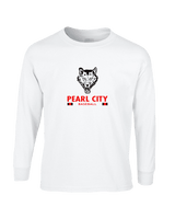 Pearl City HS Baseball Stacked - Cotton Longsleeve