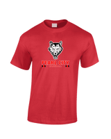 Pearl City HS Baseball Stacked - Cotton T-Shirt
