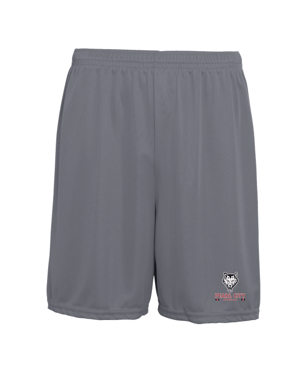 Pearl City HS Baseball Stacked - Mens 7inch Training Shorts