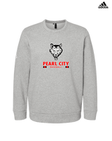 Pearl City HS Baseball Stacked - Mens Adidas Crewneck