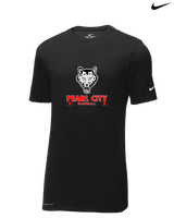 Pearl City HS Baseball Stacked - Mens Nike Cotton Poly Tee