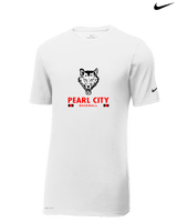 Pearl City HS Baseball Stacked - Mens Nike Cotton Poly Tee