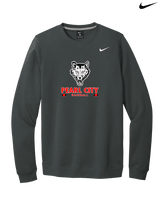 Pearl City HS Baseball Stacked - Mens Nike Crewneck
