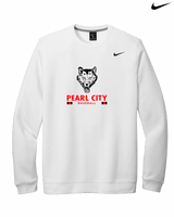 Pearl City HS Baseball Stacked - Mens Nike Crewneck