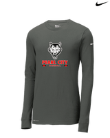 Pearl City HS Baseball Stacked - Mens Nike Longsleeve