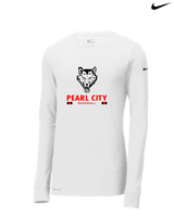 Pearl City HS Baseball Stacked - Mens Nike Longsleeve