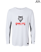 Pearl City HS Baseball Stacked - Mens Oakley Longsleeve
