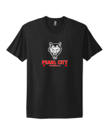 Pearl City HS Baseball Stacked - Mens Select Cotton T-Shirt