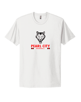 Pearl City HS Baseball Stacked - Mens Select Cotton T-Shirt