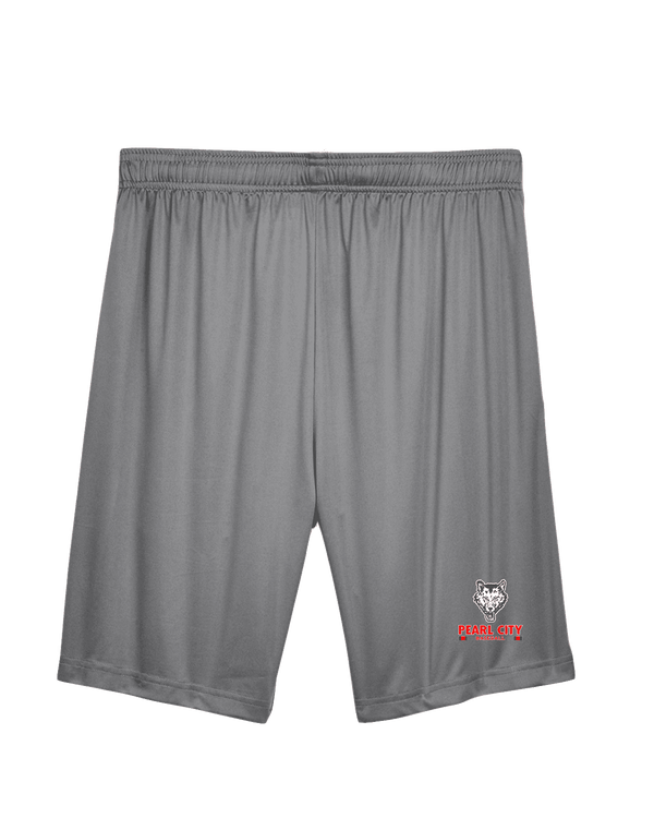 Pearl City HS Baseball Stacked - Mens Training Shorts with Pockets