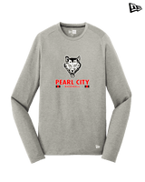 Pearl City HS Baseball Stacked - New Era Performance Long Sleeve
