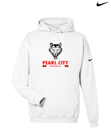 Pearl City HS Baseball Stacked - Nike Club Fleece Hoodie