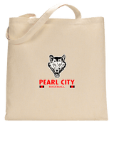Pearl City HS Baseball Stacked - Tote