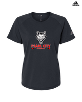 Pearl City HS Baseball Stacked - Womens Adidas Performance Shirt