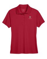 Pearl City HS Baseball Stacked - Womens Polo