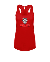Pearl City HS Baseball Stacked - Womens Tank Top