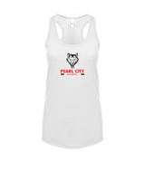 Pearl City HS Baseball Stacked - Womens Tank Top