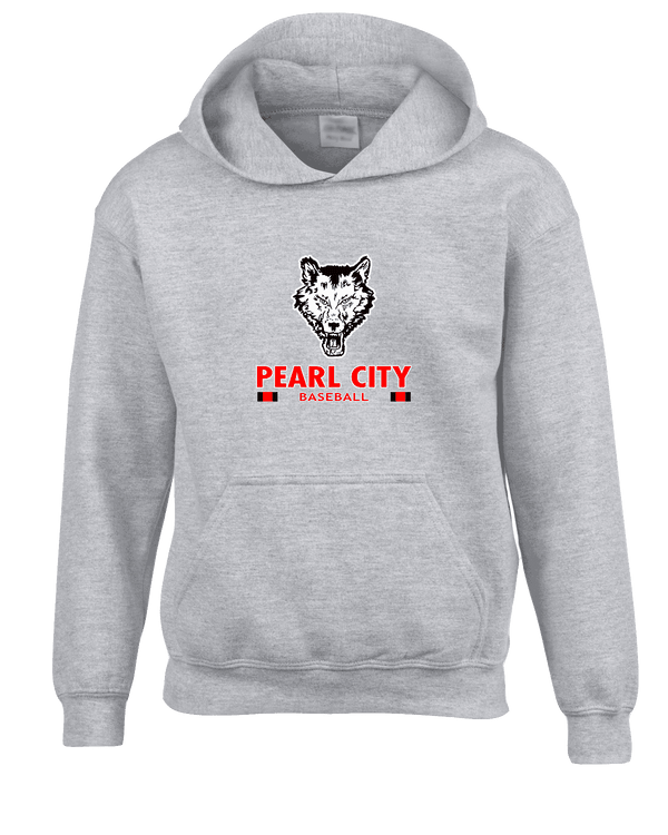 Pearl City HS Baseball Stacked - Youth Hoodie