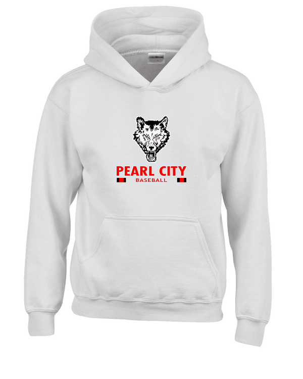 Pearl City HS Baseball Stacked - Youth Hoodie