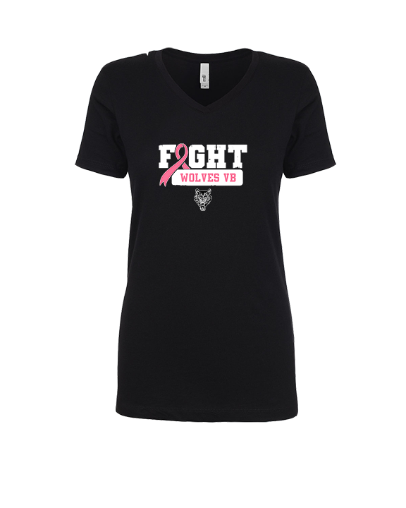 Pearl City HS Girls Volleyball Fight - Womens V-Neck