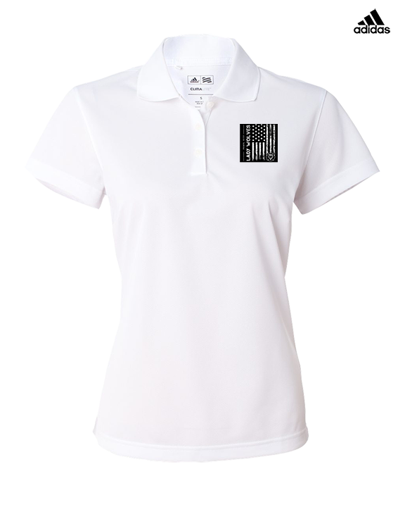 Pearl City HS Girls Volleyball Military Night - Adidas Womens Polo