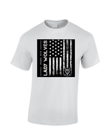 Pearl City HS Girls Volleyball Military Night - Cotton T-Shirt