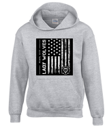 Pearl City HS Girls Volleyball Military Night - Unisex Hoodie