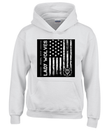 Pearl City HS Girls Volleyball Military Night - Unisex Hoodie