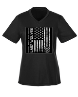 Pearl City HS Girls Volleyball Military Night - Womens Performance Shirt