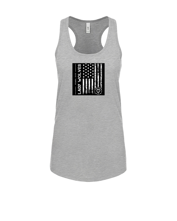 Pearl City HS Girls Volleyball Military Night - Womens Tank Top