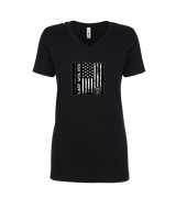 Pearl City HS Girls Volleyball Military Night - Womens Vneck