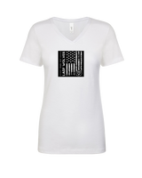 Pearl City HS Girls Volleyball Military Night - Womens Vneck