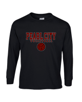 Pearl City HS Volleyball Block - Cotton Longsleeve