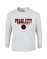 Pearl City HS Volleyball Block - Cotton Longsleeve